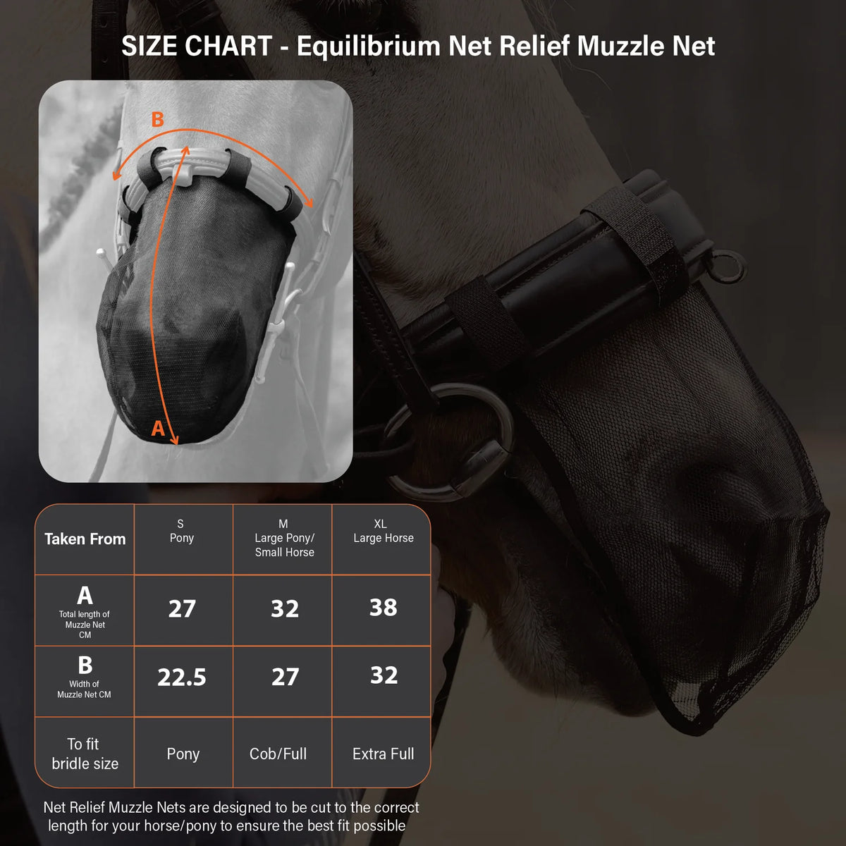 Equilibrium Net Relief Muzzle Net