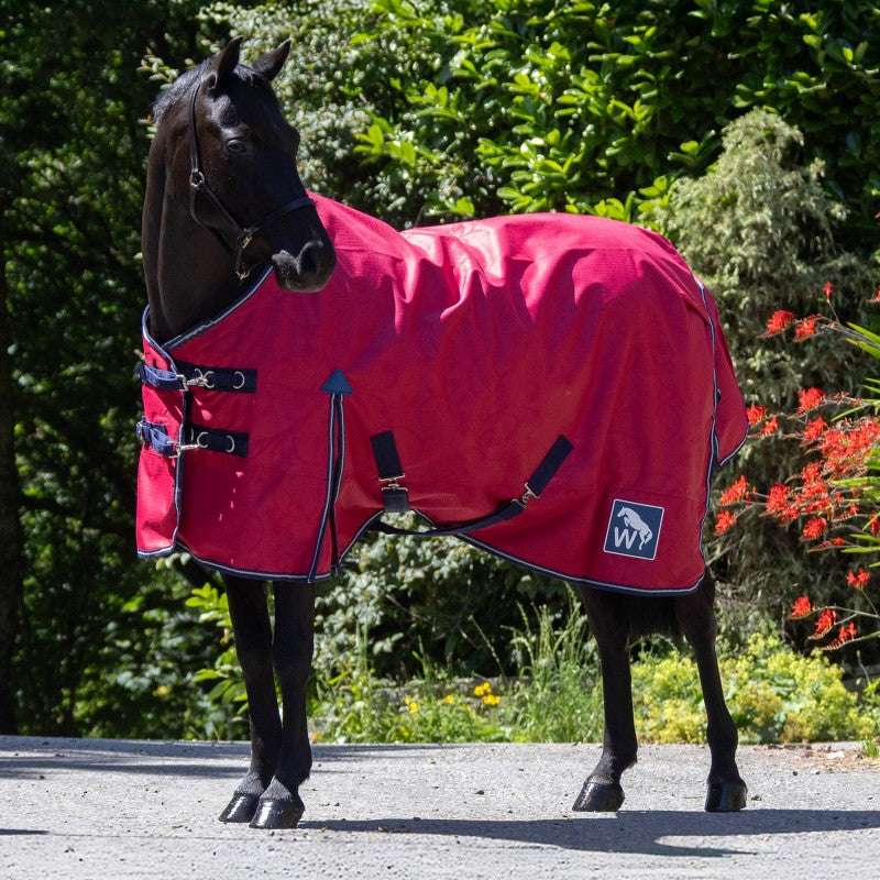Whitaker No Fill 0g Red Turnout Rug
