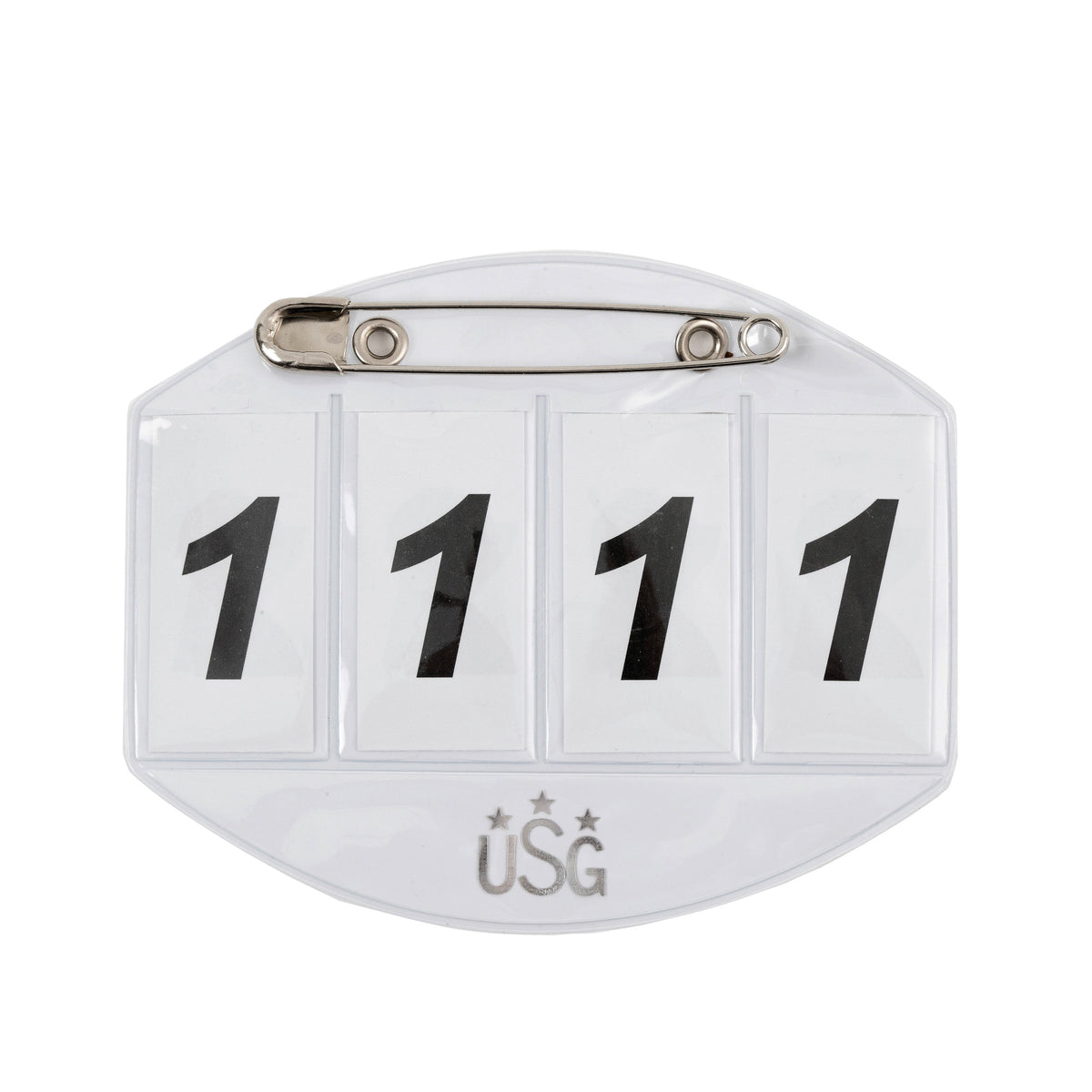 USG Saddle Pad Competition Number with Safety Pin