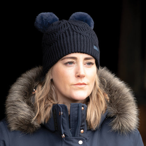 Equetech Vortex Double Pom Recycled Waterproof Knit Hat
