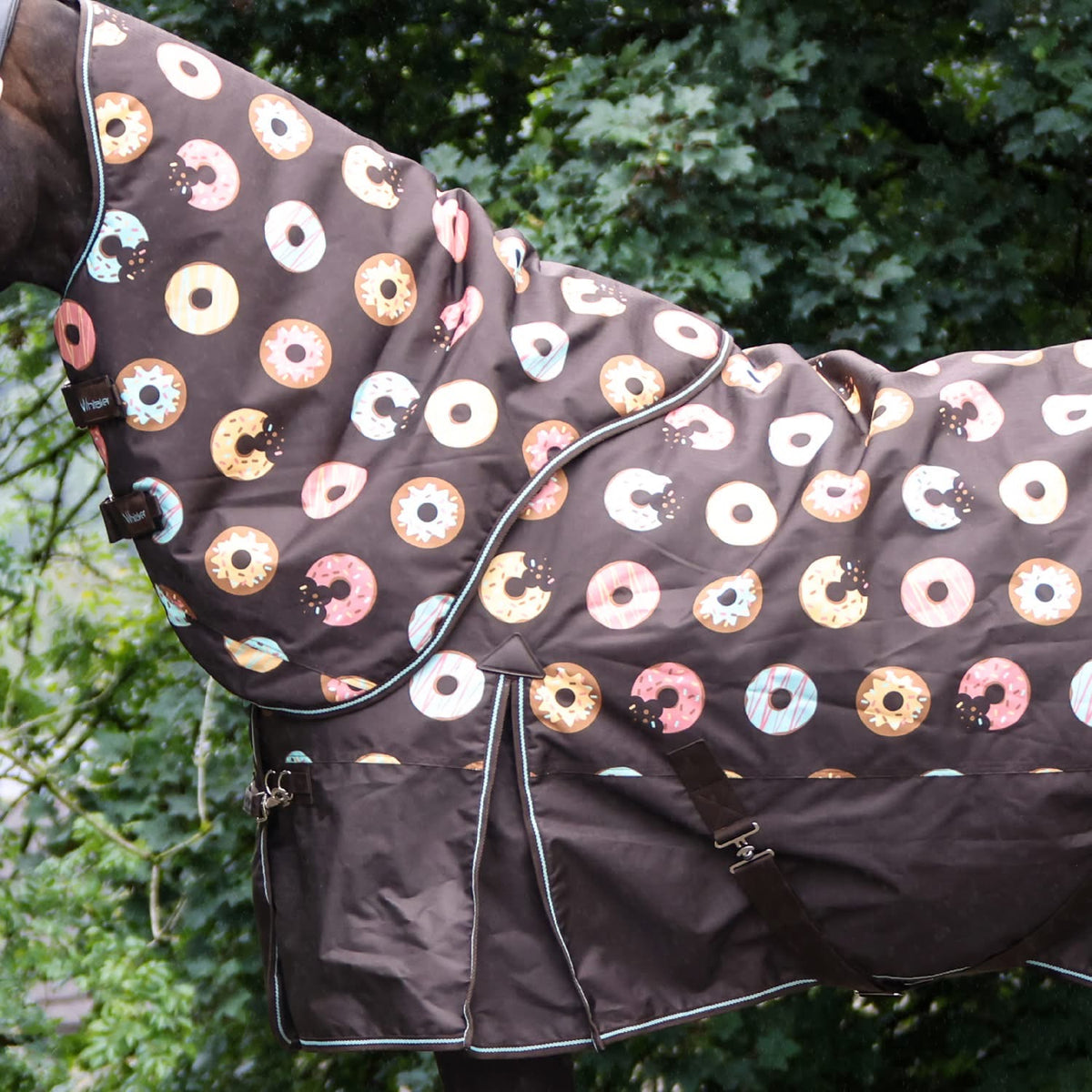 Whitaker Southbank 200g Combo Turnout Rug - Donut Print