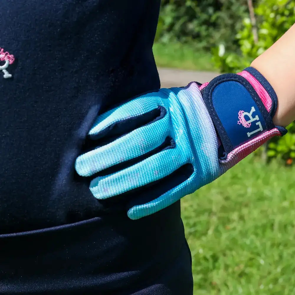 Dazzling Diamond Riding Gloves by Little Rider - Top Of The Clops