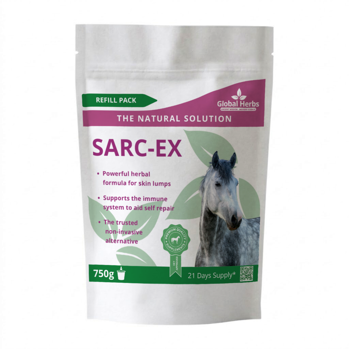 Sarc-Ex Refill Pouch 750g - Global Herbs