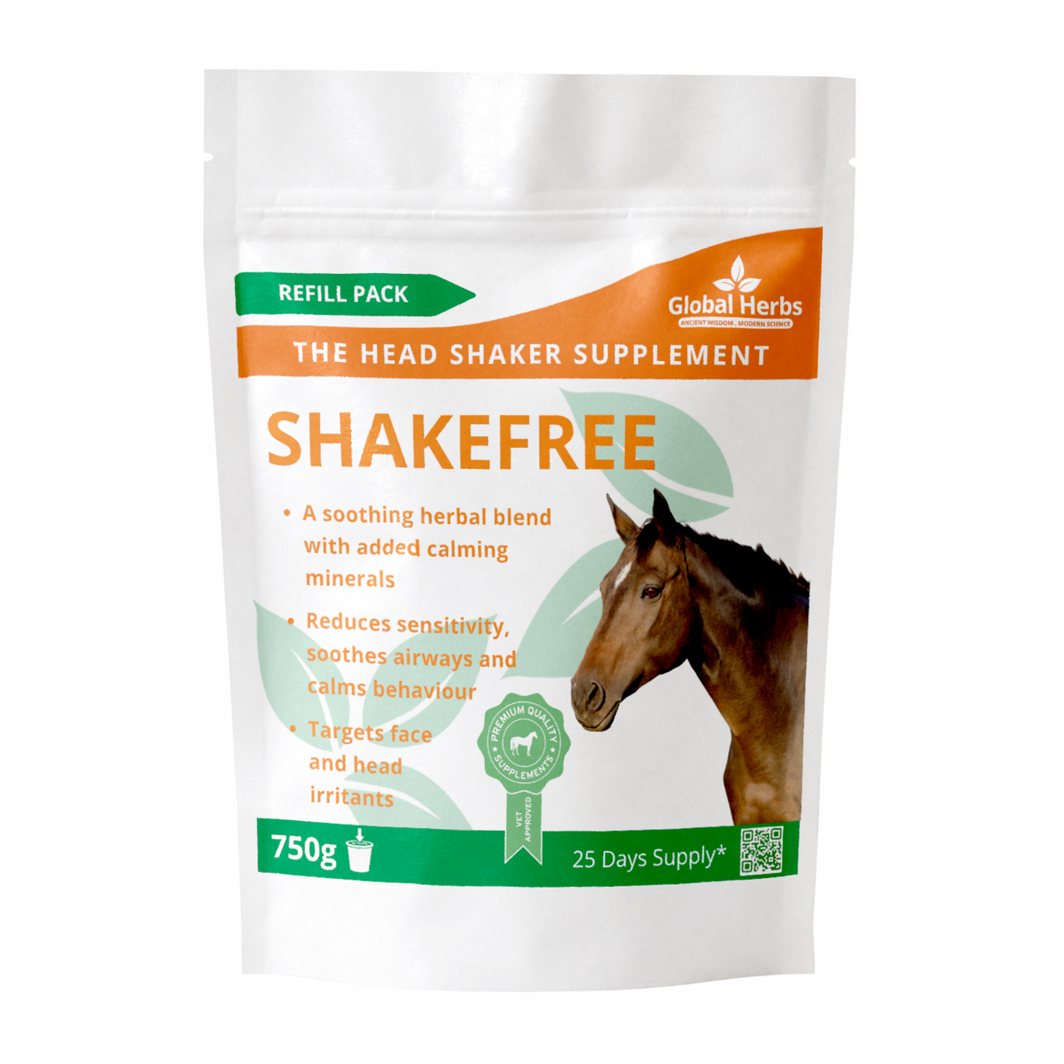 Shakefree Refill Pouch 750g - Global Herbs