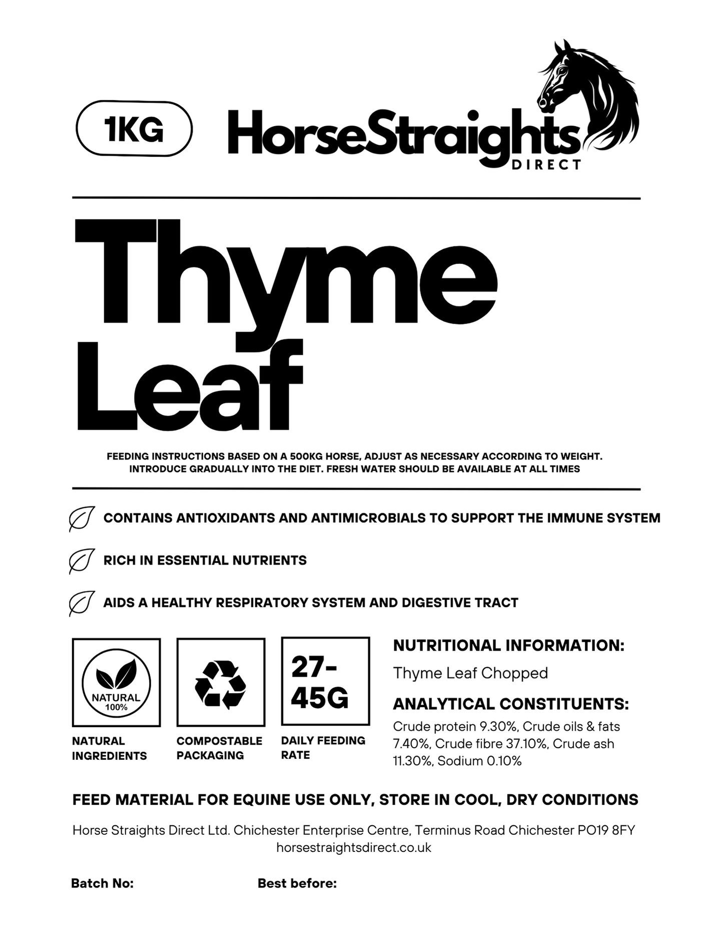 Thyme Leaf Chopped