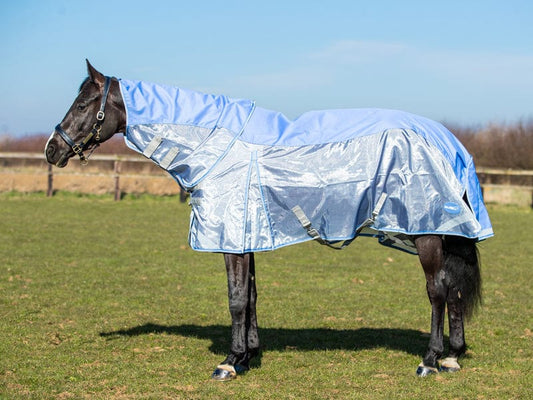 Swish Waterproof Fly Turnout Combination Rug - Cornflower