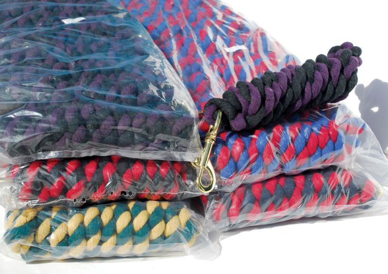 Pack of 10 single colour Lead Ropes - Top Of The Clops