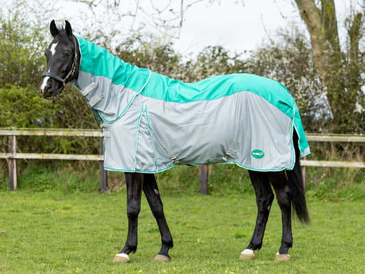 Swish Waterproof Fly Turnout Combination Rug (MESH) - Green