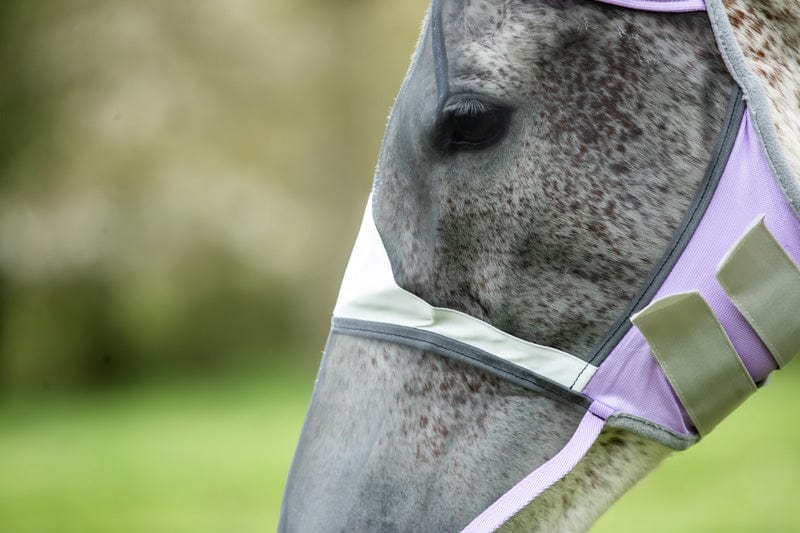 Swish Horse Fly Mask With Nose - Violet