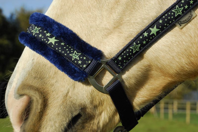 Rhinegold Crystal Star Headcollar & Rope Set - Top Of The Clops