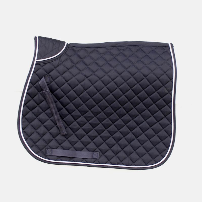 Rhinegold Quilted Saddle Cloth Twin Bound with Piped Edge - Top Of The Clops