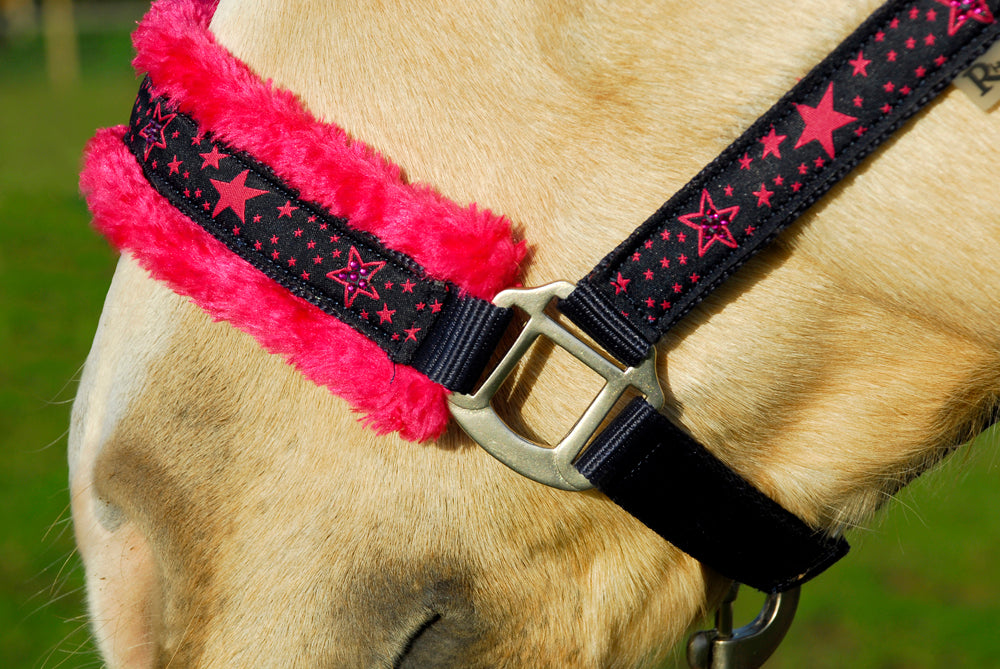 Rhinegold Crystal Star Headcollar & Rope Set - Top Of The Clops