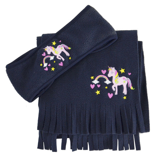 Little Unicorn Head Band and Scarf Set by Little Rider - Top Of The Clops