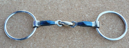 Buckley Blue Sweet Iron Snaffle with Lozenge - Top Of The Clops