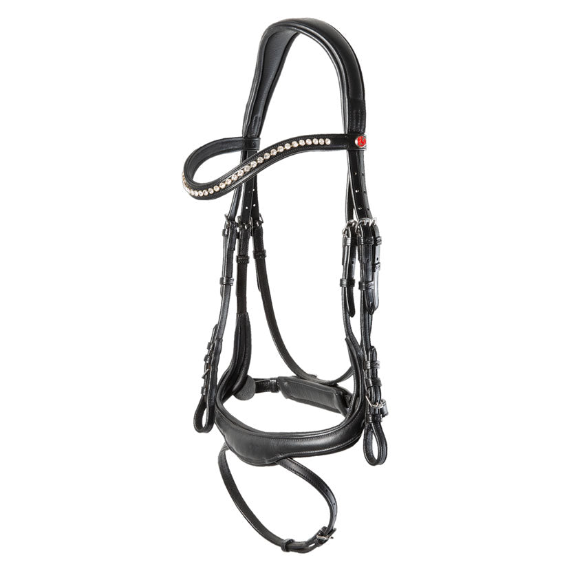 Kieffer Ultrasoft Amy Snaffle Bridle - Top Of The Clops