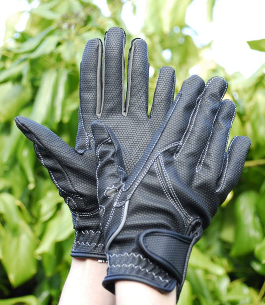 Rhinegold Sport Riding Gloves - Top Of The Clops