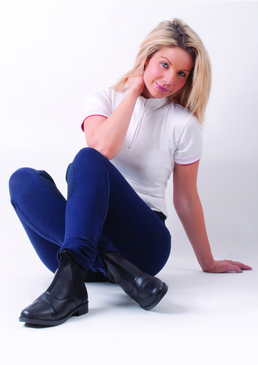 Rhinegold Boston Zip Up Paddock Jodhpur Boots - Top Of The Clops