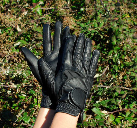 Rhinegold Luxe Riding Gloves - Top Of The Clops