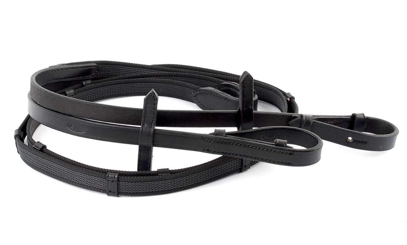 Heritage English Leather Super Grip Reins - Top Of The Clops
