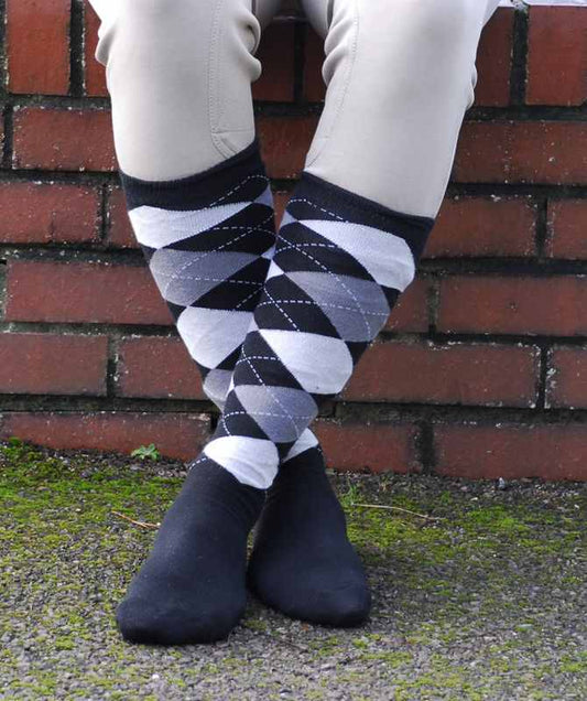 Rhinegold Mens Fully Cushioned Sole Riding Socks - Top Of The Clops