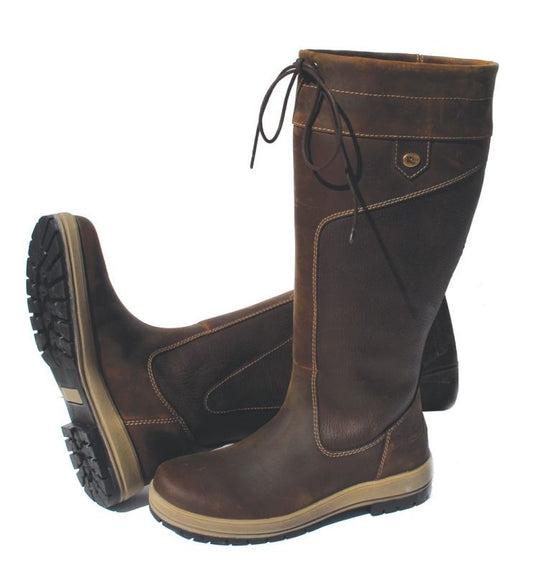 Rhinegold "Elite" Vermont Long Leather Country Boots - Top Of The Clops