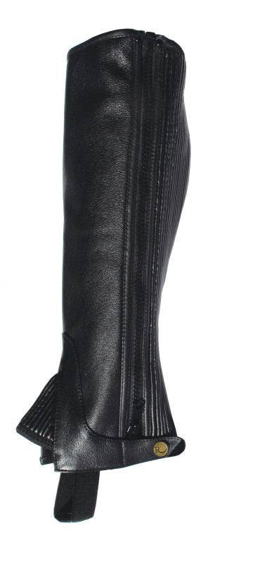 Rhinegold Childrens Leather Gaiters - Top Of The Clops