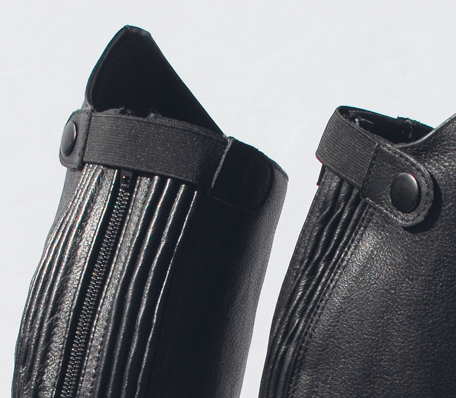 Rhinegold 'Elite' Luxus Black Soft Long Leather Riding Boots - Top Of The Clops