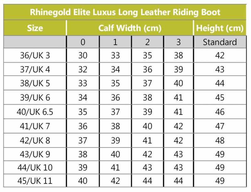 Rhinegold 'Elite' Luxus Black Soft Long Leather Riding Boots - Top Of The Clops
