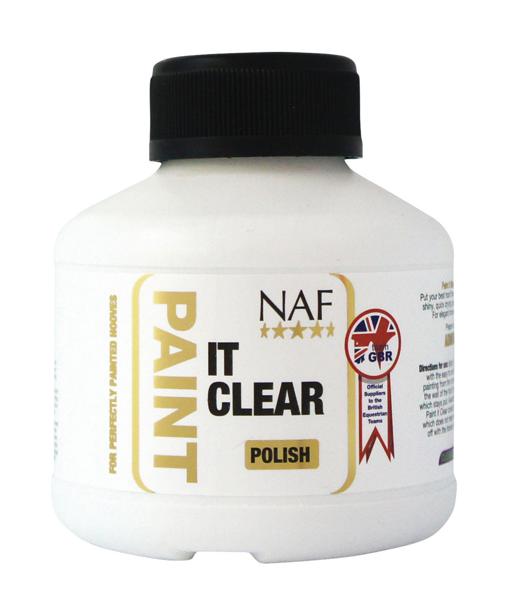 NAF Paint It Black or Clear Hoof Polish - Top Of The Clops