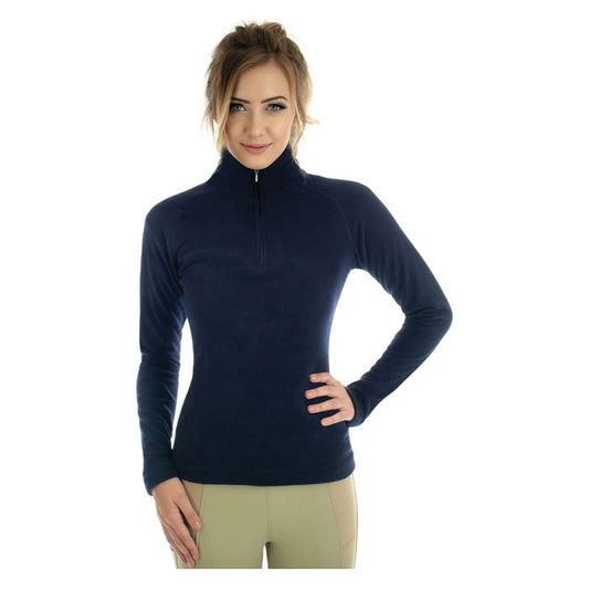 HY Fashion Ladies Basic Navy Fleece - Top Of The Clops