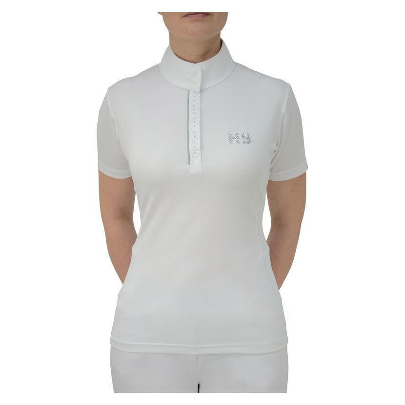 HY Fashion Ladies Diamante Show Shirt - Top Of The Clops