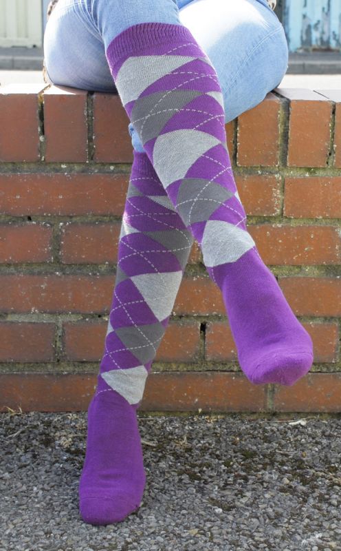 Rhinegold Ladies Fully Cushioned Sole Riding Socks - Top Of The Clops