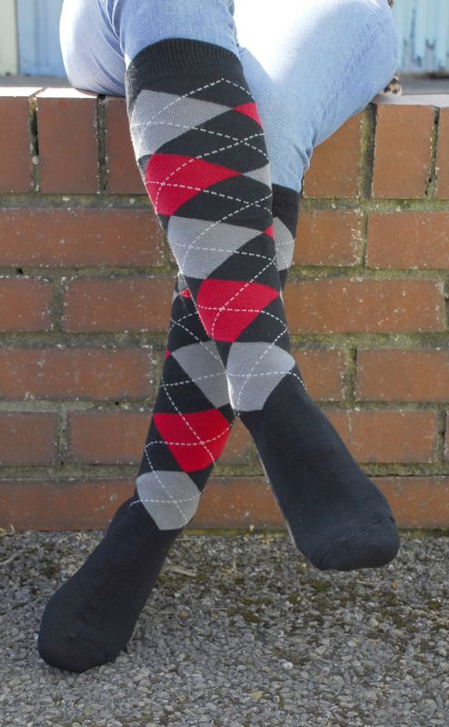 Rhinegold Ladies Fully Cushioned Sole Riding Socks - Top Of The Clops