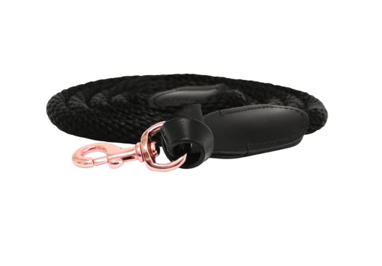 Hy Equestrian Rosciano Rose Gold Lead Rope - Top Of The Clops