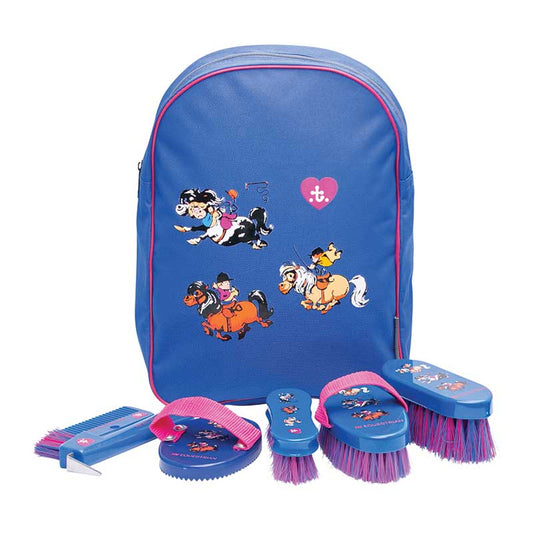 Hy Little Rider Thelwell Race Complete Grooming Kit Rucksack - Top Of The Clops