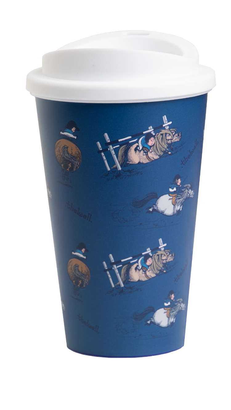 Hy Equestrian Thelwell Collection Take Away Cup - Top Of The Clops