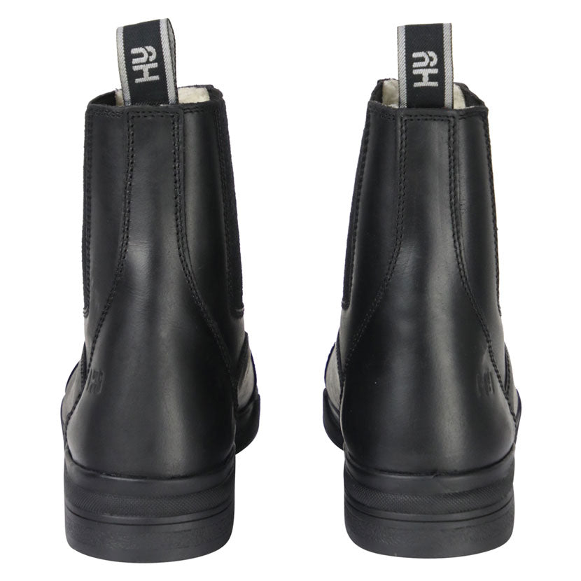 HyLAND Fleece Lined Zipped Wax Leather Jodhpur Boot - Top Of The Clops