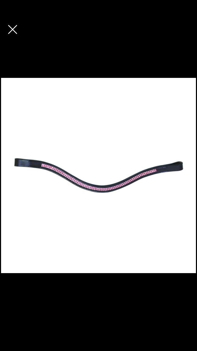 Hy Equestrian Rosciano Rose Gold Bridle - Top Of The Clops