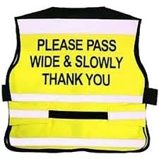 Equisafety Air Waistcoat - Please Pass Wide And Slowly - Top Of The Clops