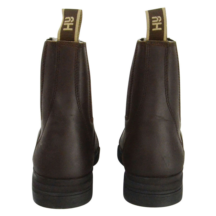 HyLAND Fleece Lined Zipped Wax Leather Jodhpur Boot - Top Of The Clops