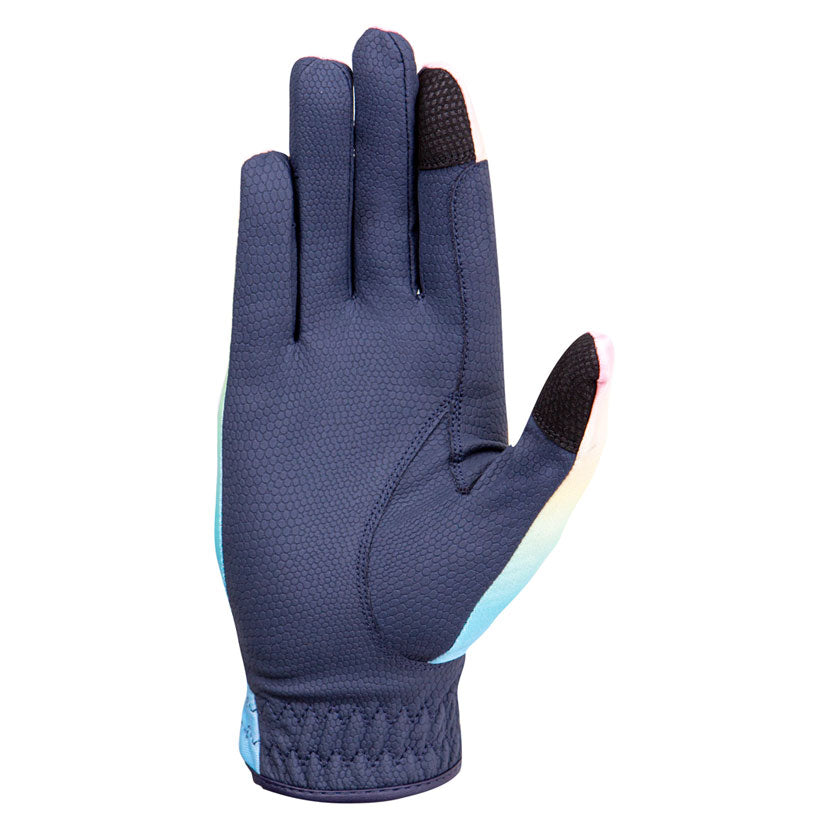Hy Equestrian Ombre Riding Gloves - Top Of The Clops
