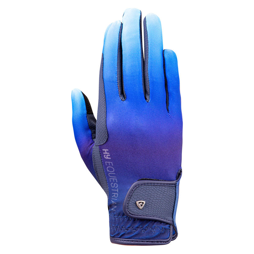 Hy Equestrian Ombre Riding Gloves - Top Of The Clops