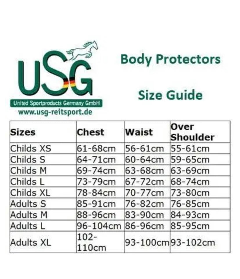 USG Childs Eco-Flexi Body Protector BETA 2018 Level 3 - Top Of The Clops