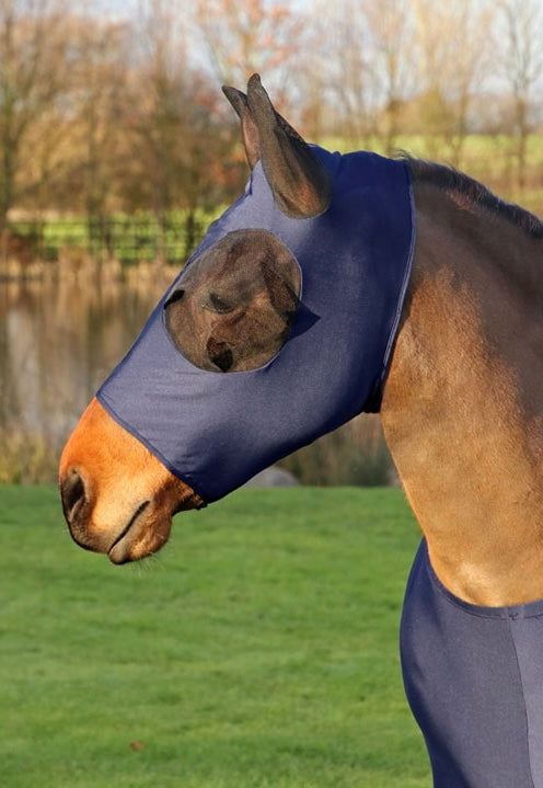 Hy Equestrian Lycra Flex Fly Mask - Top Of The Clops