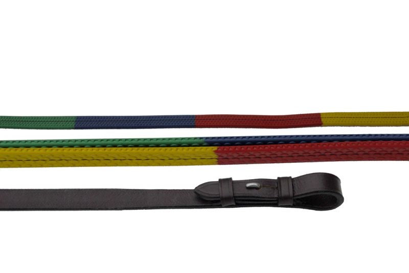 Windsor Multi-Coloured Rubber Reins - Top Of The Clops