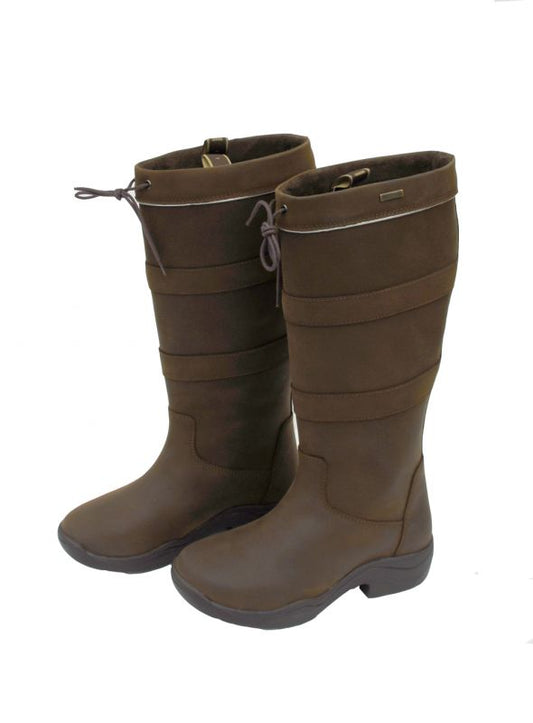 Rhinegold Elite Harlem Wide Calf Waterproof Country Boots - Top Of The Clops