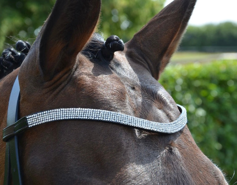 Hy Diamond Flash Bridle with Rubber Reins - Top Of The Clops